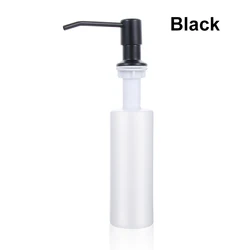 Stainless Steel Kitchen Soap and Lotion Dispenser (Black)