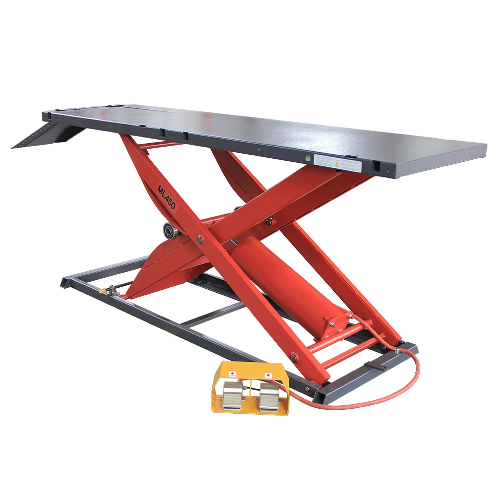 

hydraulic motorbike scissor lift / motorcycle lift with 450 kg lifting capacity factory sale with high quality and ce