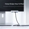 MZX Clip Aluminium USB HUB 3.0 Docking Station 3 0 Multi-hub Splitter Adapter A C Extension Concentrator Desktop PC USB Hub Dock 5