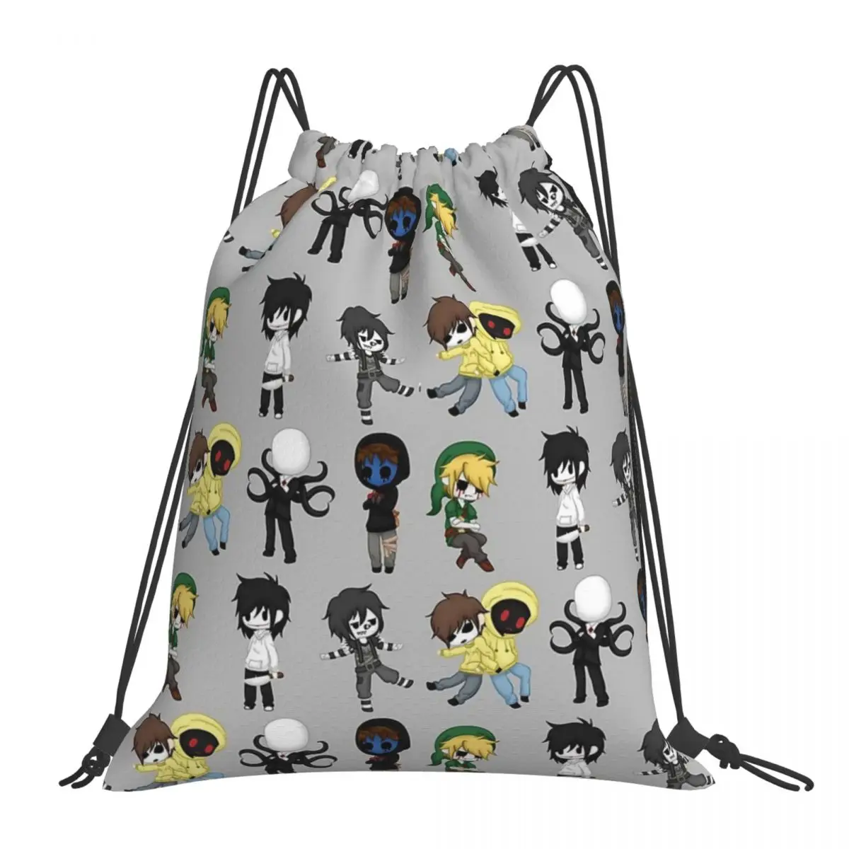 

Cutiepasta Backpacks Fashion Portable Drawstring Bags Drawstring Bundle Pocket Sports Bag Book Bags For Man Woman Students