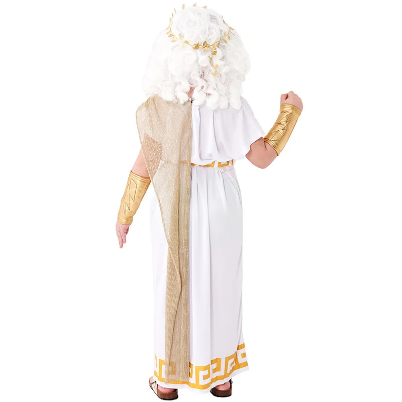 Children's Boy Cosplay Ancient Greek Mythology Zeus Costume
