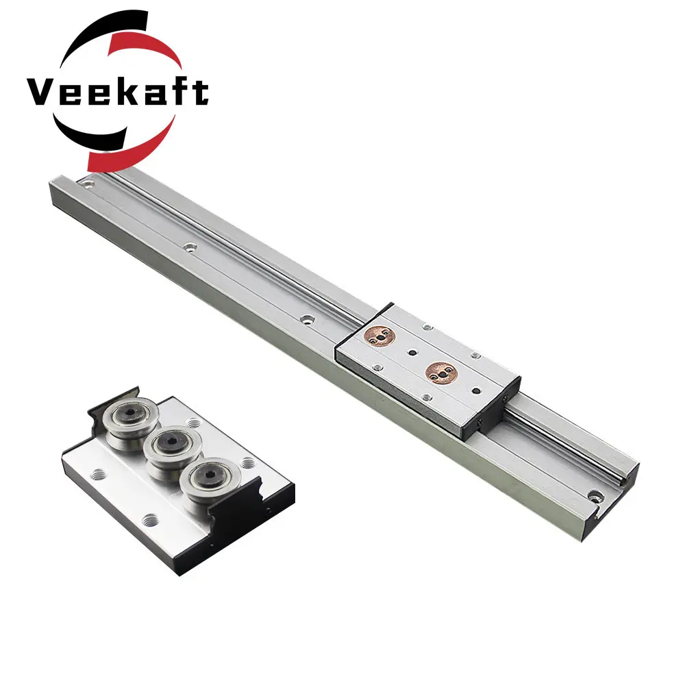 SGR15 8' feet Compact Linear Motion Guide Rail 8 Feet Long + SGB15UU-4 Bearing Block