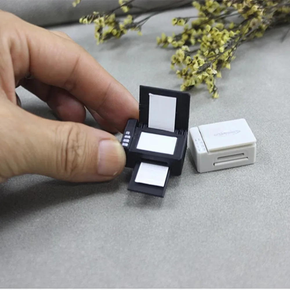 Miniature Plastic Dollhouse Printer Toy for Kids