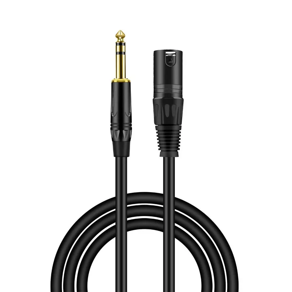 ݼ  ũ  6.35mm-XLR -  ̺ 뷱, 1/4 ġ