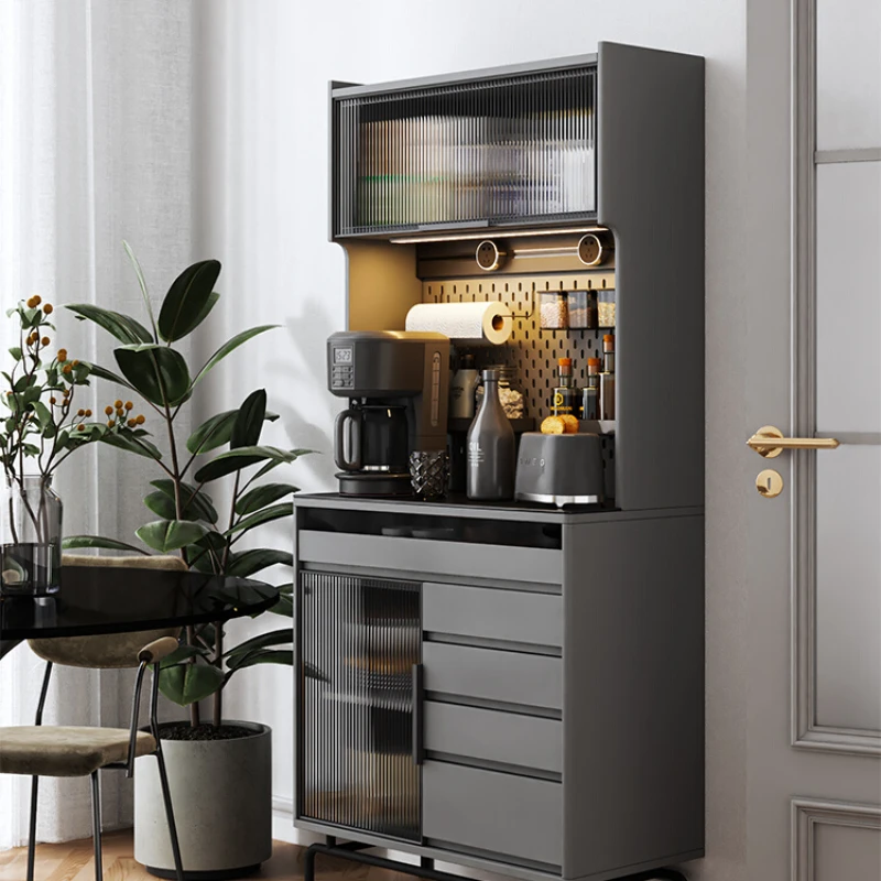 Exquisite Luxury Kitchen Cabinets Modern Design Closet Storage Cabinets Coffee Drawers Cocina Integral Nordic Furniture CM50CG 3