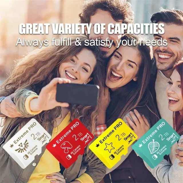 Original 2TB High Speed Mini Memory Card 1TB Class 10 SD Card Memory Card 512/256/128GB SD Card For Nintendo Switch Accessories - Image 3