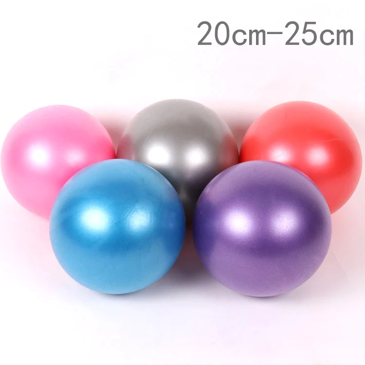20-25cm Pilates ball yoga Ball Exercise Gymnastic Fitness Ball Balance Exercise Fitness Yoga Core and Indoor Training