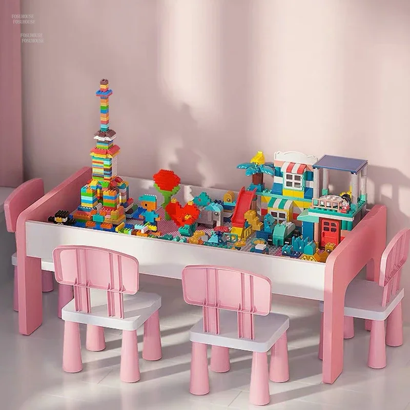 Multi-function Children Tables Large Size Boys Assembled Educational Toy Desk Home Children's Writing Desks Children's Furniture