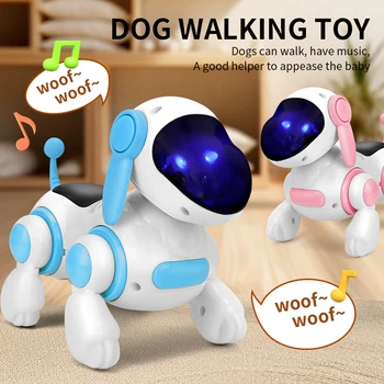 Giocattolo elettrico per cani con musica da passeggio del venditore caldo - Cucciolo realistico strisciante educativo per neonati e bambini Giocattoli per bambini