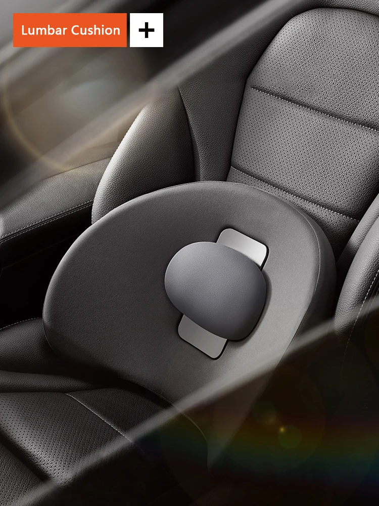 Car Seat Back Support Lumbar Cushion Memory Foam Alleviate