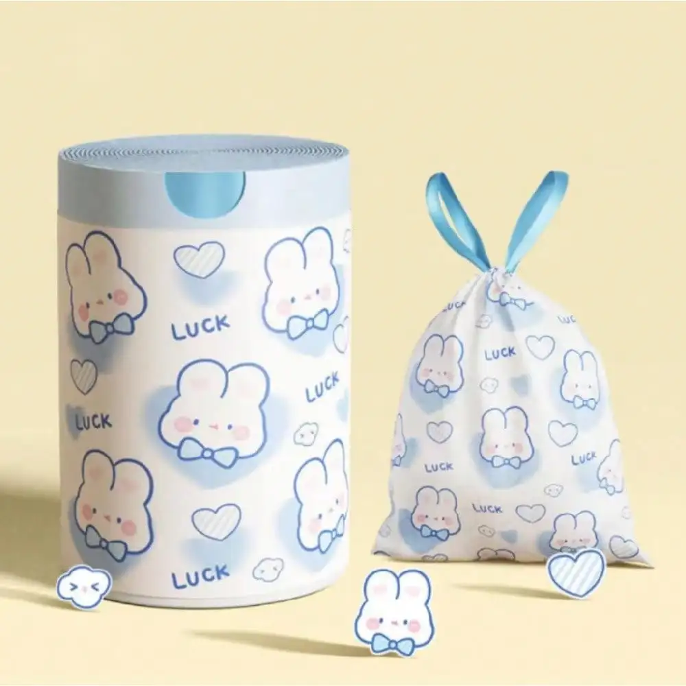 100PCS Cartoon Drawstring Trash Bags 5