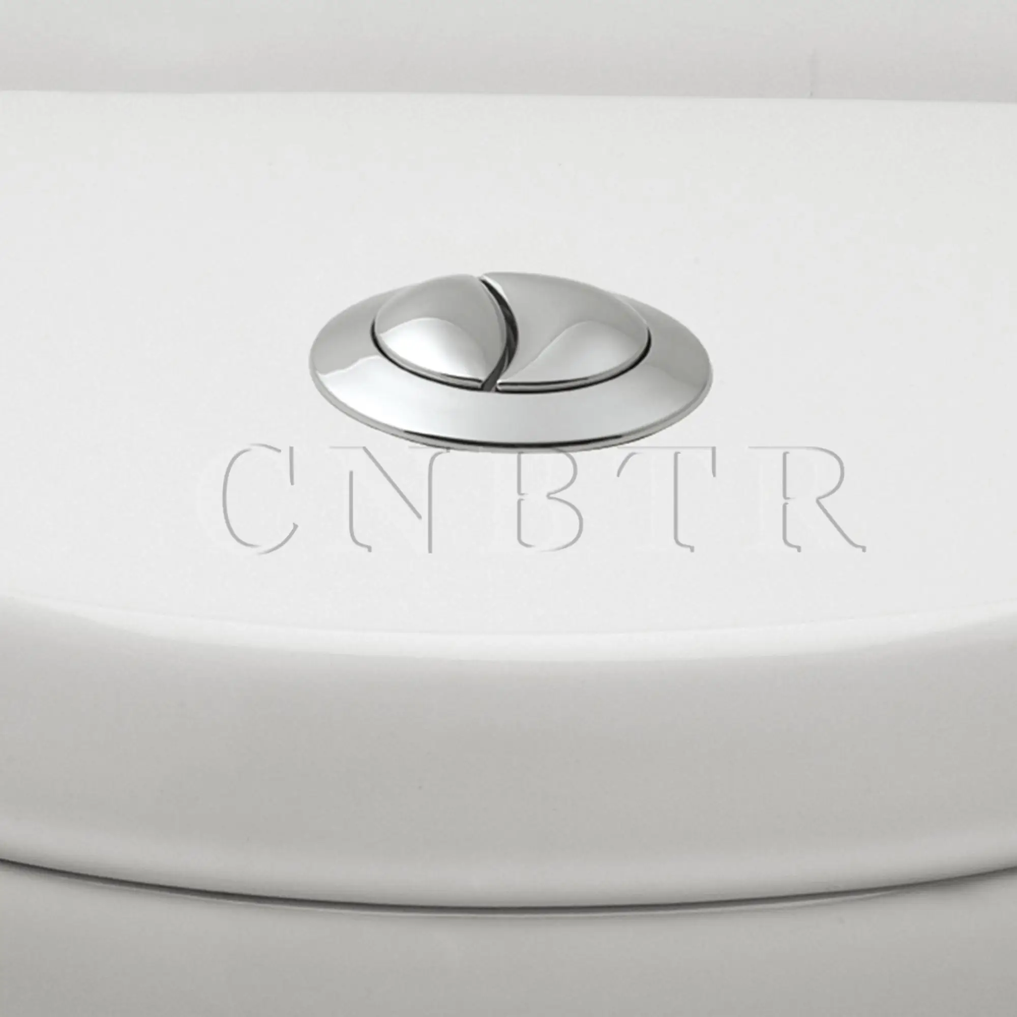 CNBTR 2 Pieces Toilet Water Tank Push Button Plastic Dual Flush Replace 38mm Dia