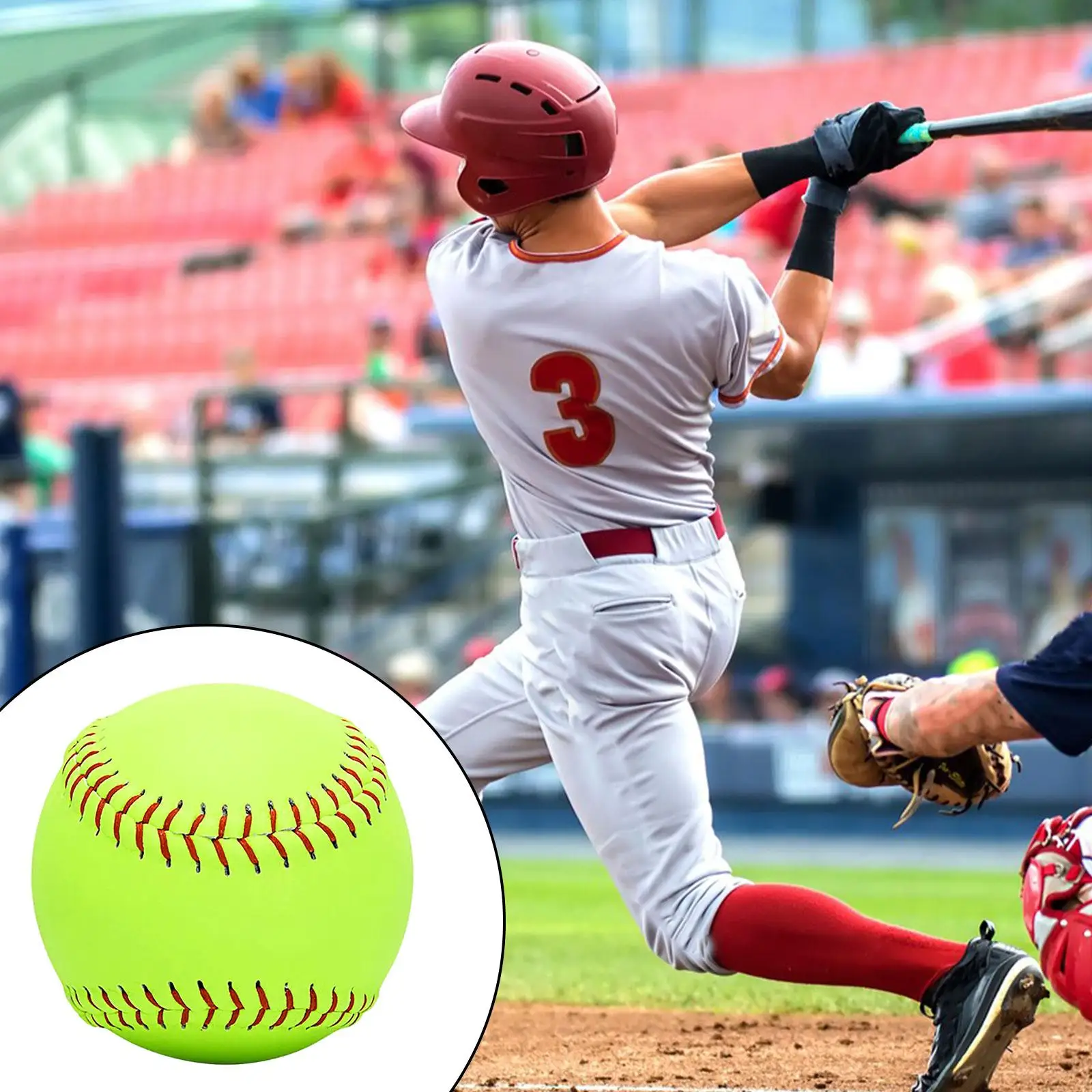 Yellow Sports Practice Softballs 2