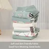 6 Pairs of Women's Spring and Summer Cute Bears Sweet Heart-shaped Stripes Fashion Trend Comfortable Low-cut Socks 4