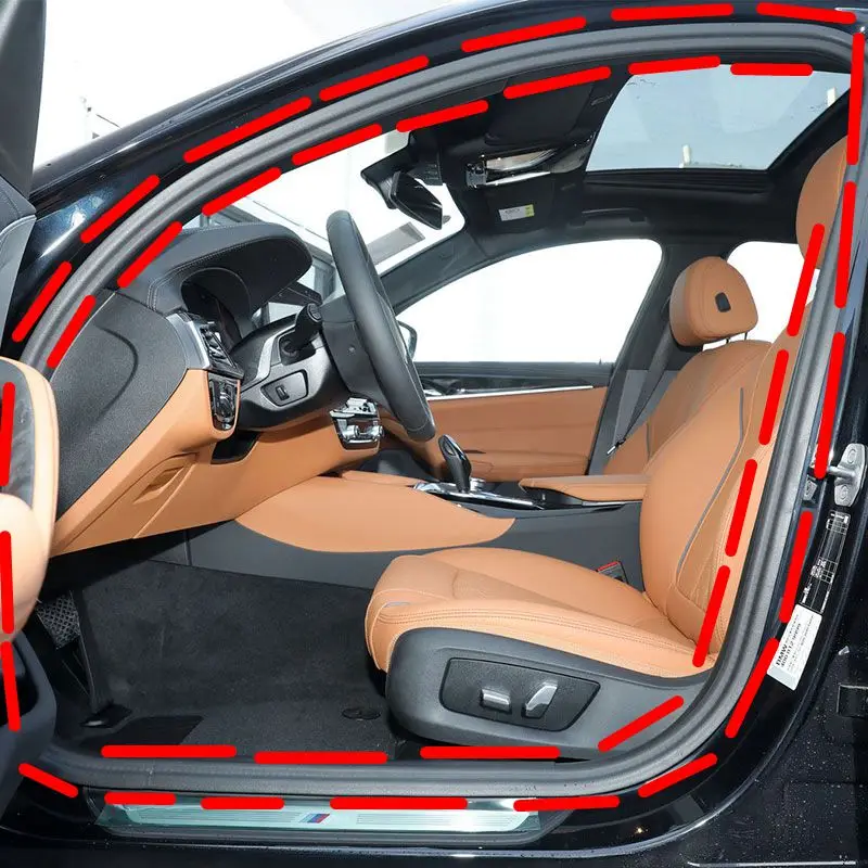 Suitable for Mercedes Benz E-Class W213 E200 E300 E400 E350 D 4MATIC front and rear door frame rubber strip seals A2136970600