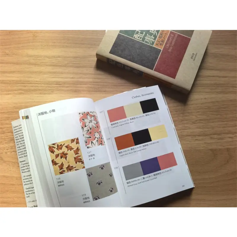2 Books Colour Dictionary Taisho Showa Era Color Manual Notebook CMYK Art Book Drawing Reference Book Latest Second Edition - Image 4