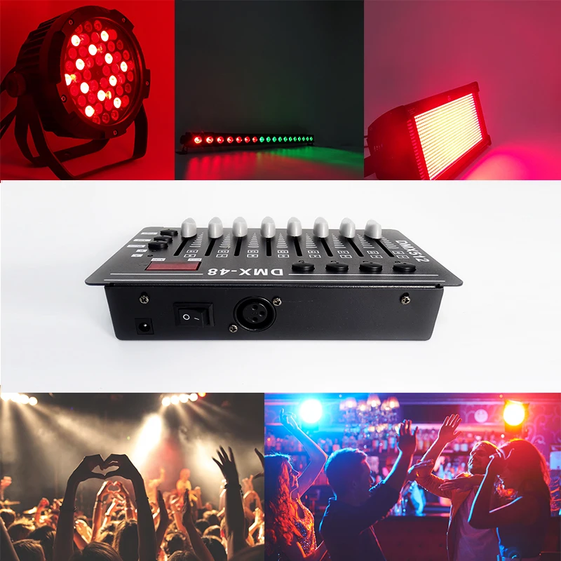 DMX Controller LED Par Light DJ Light Console DMX-48 Console Universal International Standard DMX512 Control 5