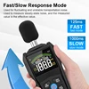 MESTEK 30-130dB Sound Level Meter Color Display Fast Slow Sampling Rate Capacitive Microphone Bluetooth Noise Monitor Backlight 3