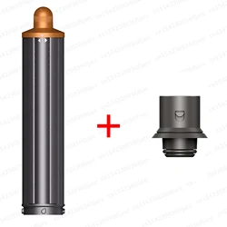 Enhanced Automatic Curling Nozzle Hair Dryer Accessory with Cylinder Comb Attachment (40MM Curling-Gold)