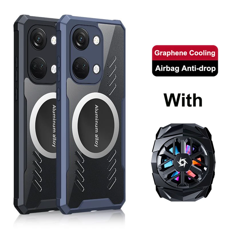 Per Oneplus Ace2V Custodia 5G Custodie Protettive Ace 2 V Rame Alluminio Copertura Di Dissipazione Del Calore Per 1 + Ace 2 V One Plus Ace 2 V + Coole