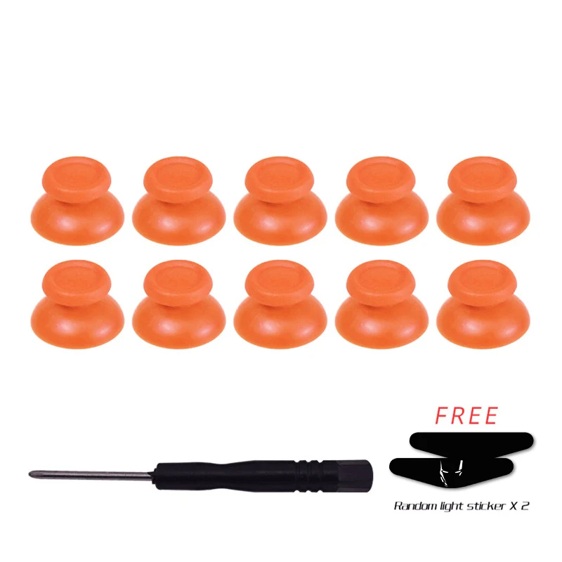 Data Frog 10pcs Replacement Joystick Thumb sticks For PS4 Controller Analog Joystick Button For Sony PS4 Joystick Button 