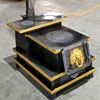 Wood Burning Stove Heater Firewood Warmth Home Cooking Cast Iron Backing Oven Tent Refractory Drawer Ash Indoor Heating Stove 1
