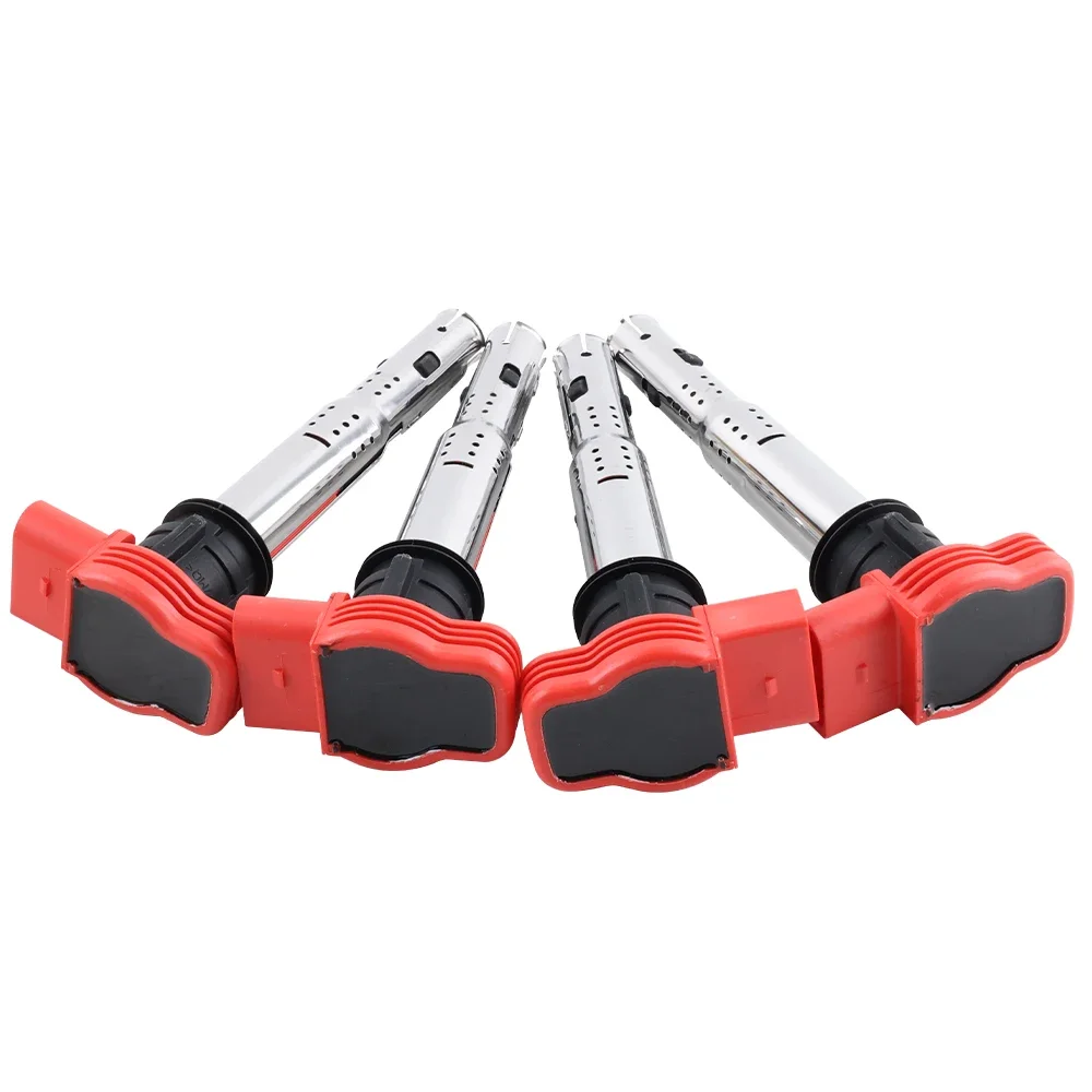 6X Ignition Coil & 6X Spark plug for Audi A4 A8 Q5 Q7 R8 S4 VW Golf GTI V6 UF529