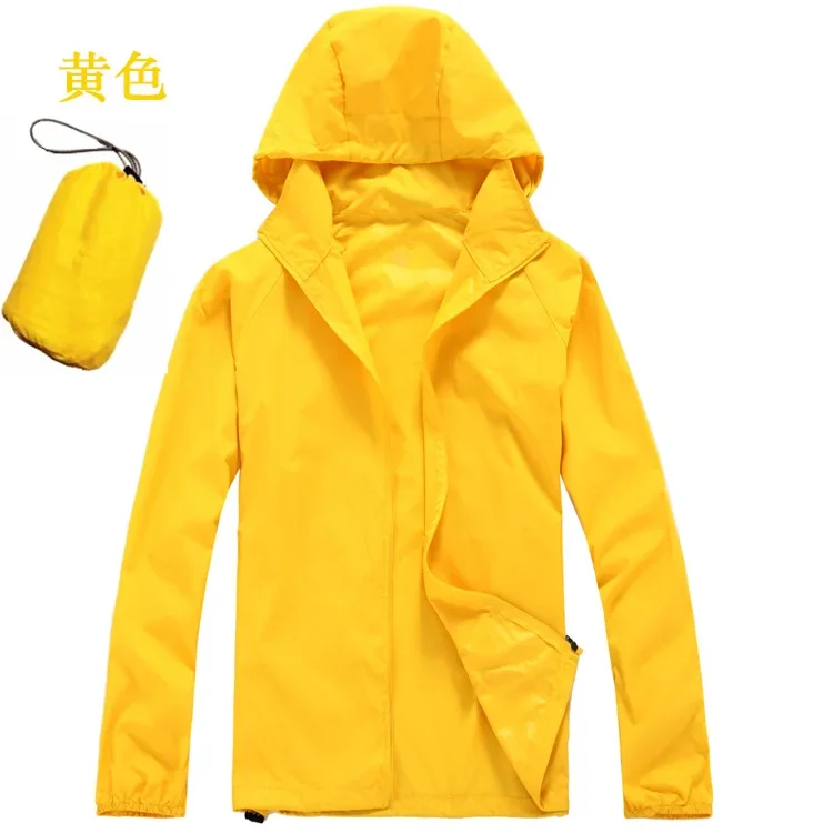 thumbnail image 1 of Cortavientos para deportes al aire libre, abrigo fino Unisex, impermeable, chaqueta básica de secado rápido, protección solar, chaquetas con capucha ultraligeras para hombres y mujeres, 1 of 5