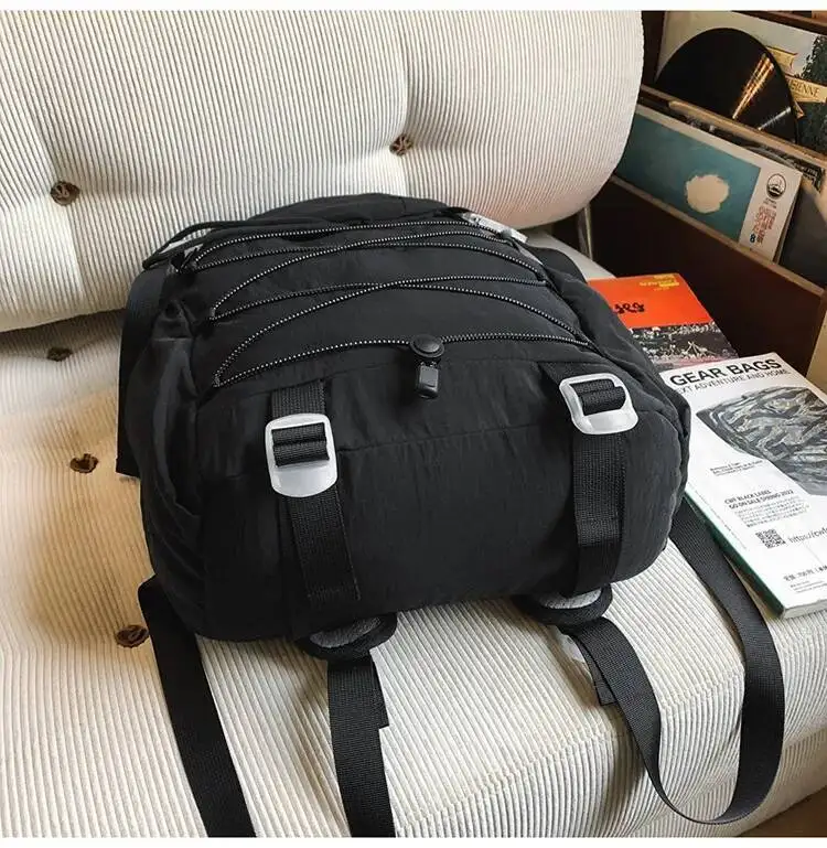 2026 mode Mädchen Große Kapazität Sport Casual Sport Schulter Taschen Rucksack männer Leichte Mode Outdoor Reise Rucksack – Detail 24