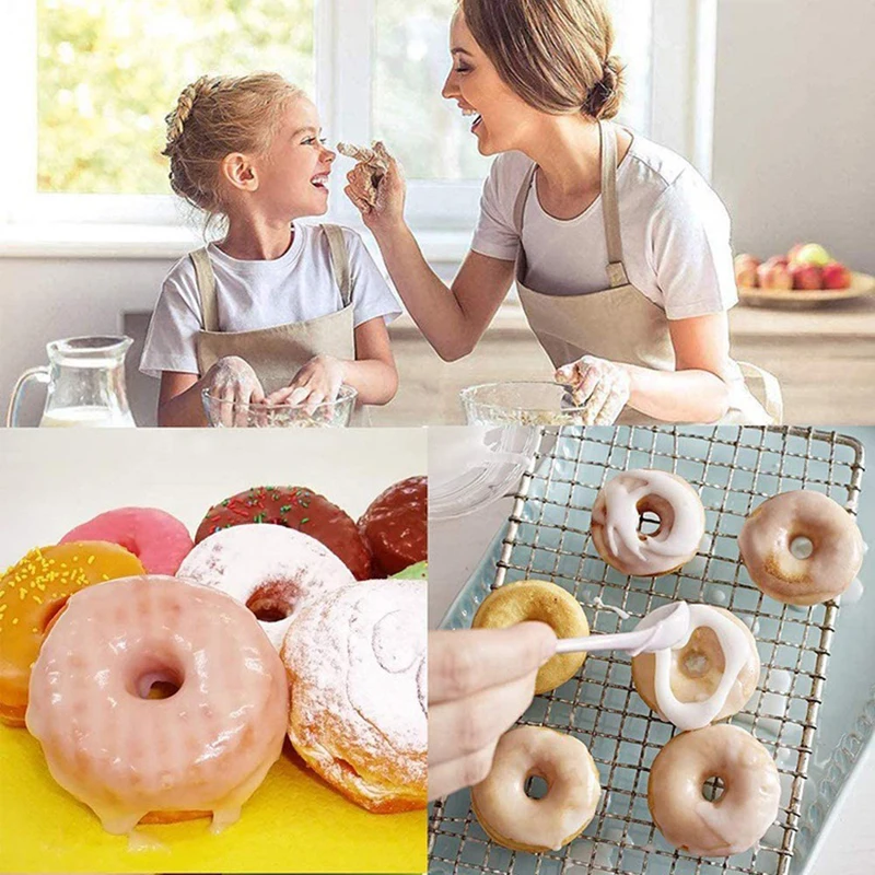 Moule à Donuts pour Friteuse à Air Moules à Donuts en Silicone pour la  Cuisson 3