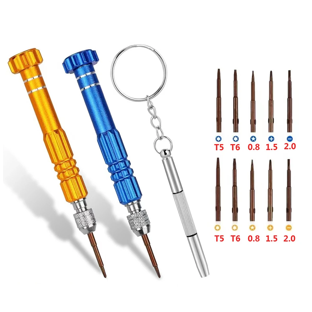 3pcs 3 In 1 And 5 In 1 Screwdriver Glasses Mobile Phone Watch Screws Mobile Phone Repair Disassembly Tools For Various Mobile Ph