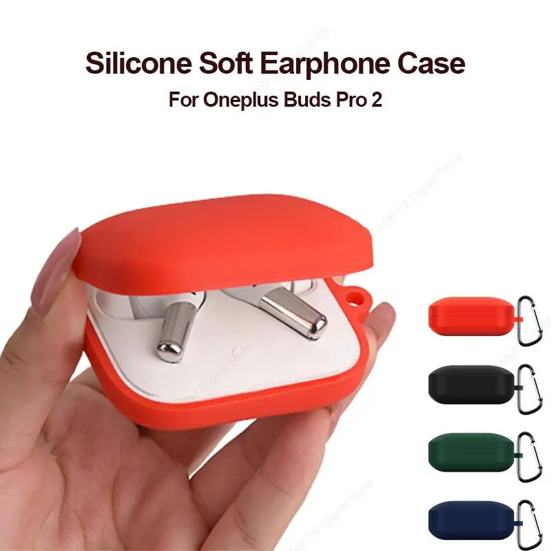 

Силиконовый чехол для Oneplus Buds Pro 2, однотонный чехол ярких цветов для One Plus Buds Pro2 Pro 2 Buds Z, защитный чехол