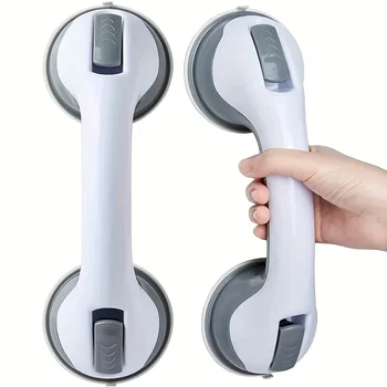 2pcs Bathroom Grab Bars, Portable Walker Safety Handrails with Suction Cup Accessories, Bathroom Safety Rail Accessories