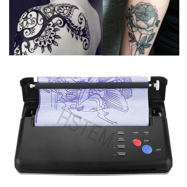 Tattoo Transfer Machine Stencils Device for Tattoo Photos Transfer Paper  Copy Printing Thermal Copier Printer Supplies Tool - AliExpress