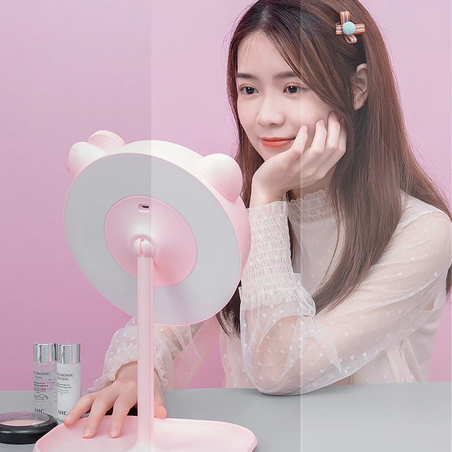 빛나 보세요: LED 거울 메이크업 터치 센서