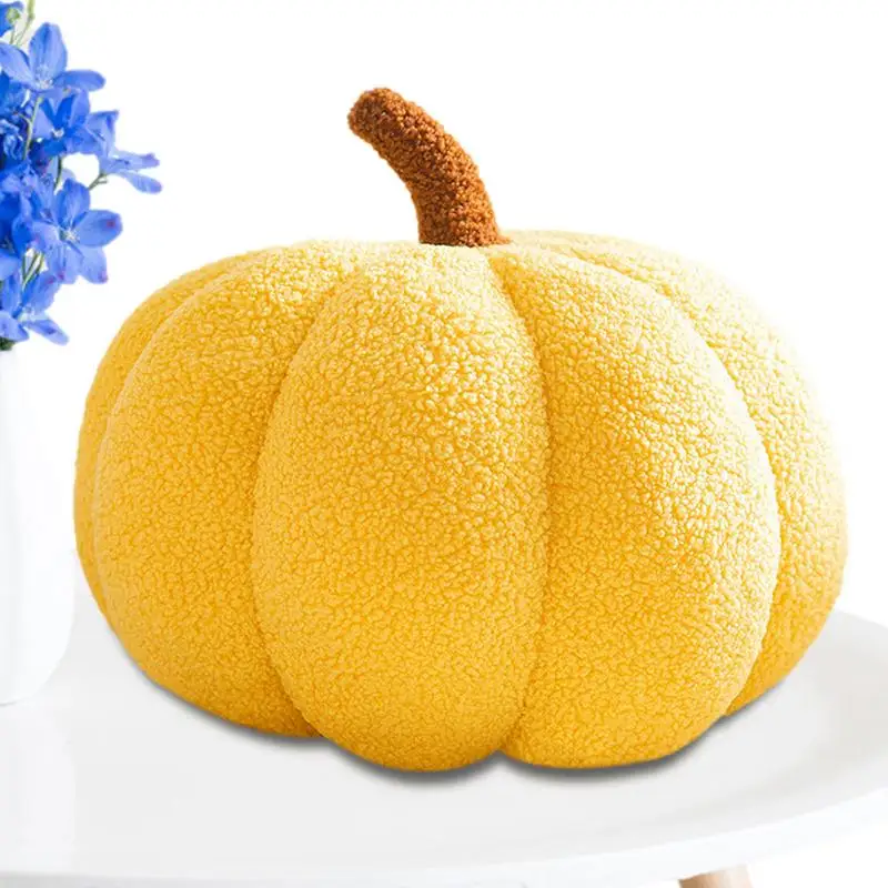 

3D искусственная плюшевая тыква на Хэллоуин, плюшевая игрушка, тыква на Хэллоуин, плюшевая игрушка, пушистая набивная тыква, декоративная подушка для дома