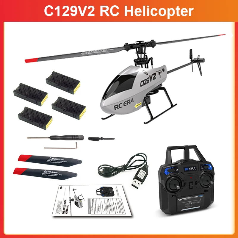 c129v2-24ghz-4-canais-rc-helicoptero-de-6-eixos-giroscopio-pro-helicoptero-unico-remo-sem-ailerons-controle-remoto-aeronaves