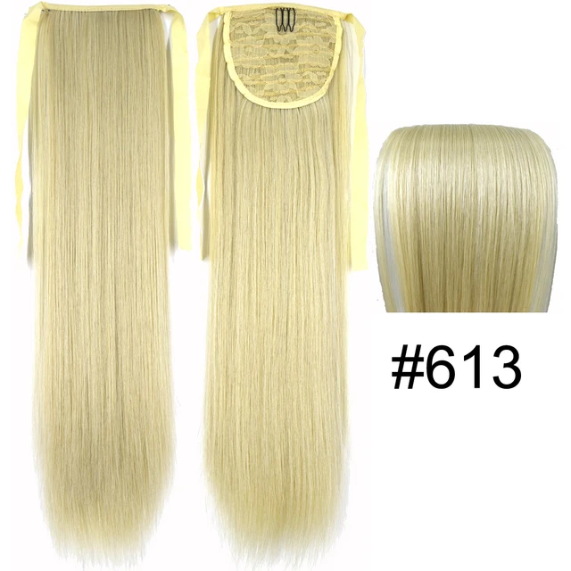 TOPREETY Synthetic Hair Fiber Heat Resistant Straight Ribbon Ponytail Hair Extension1006 613