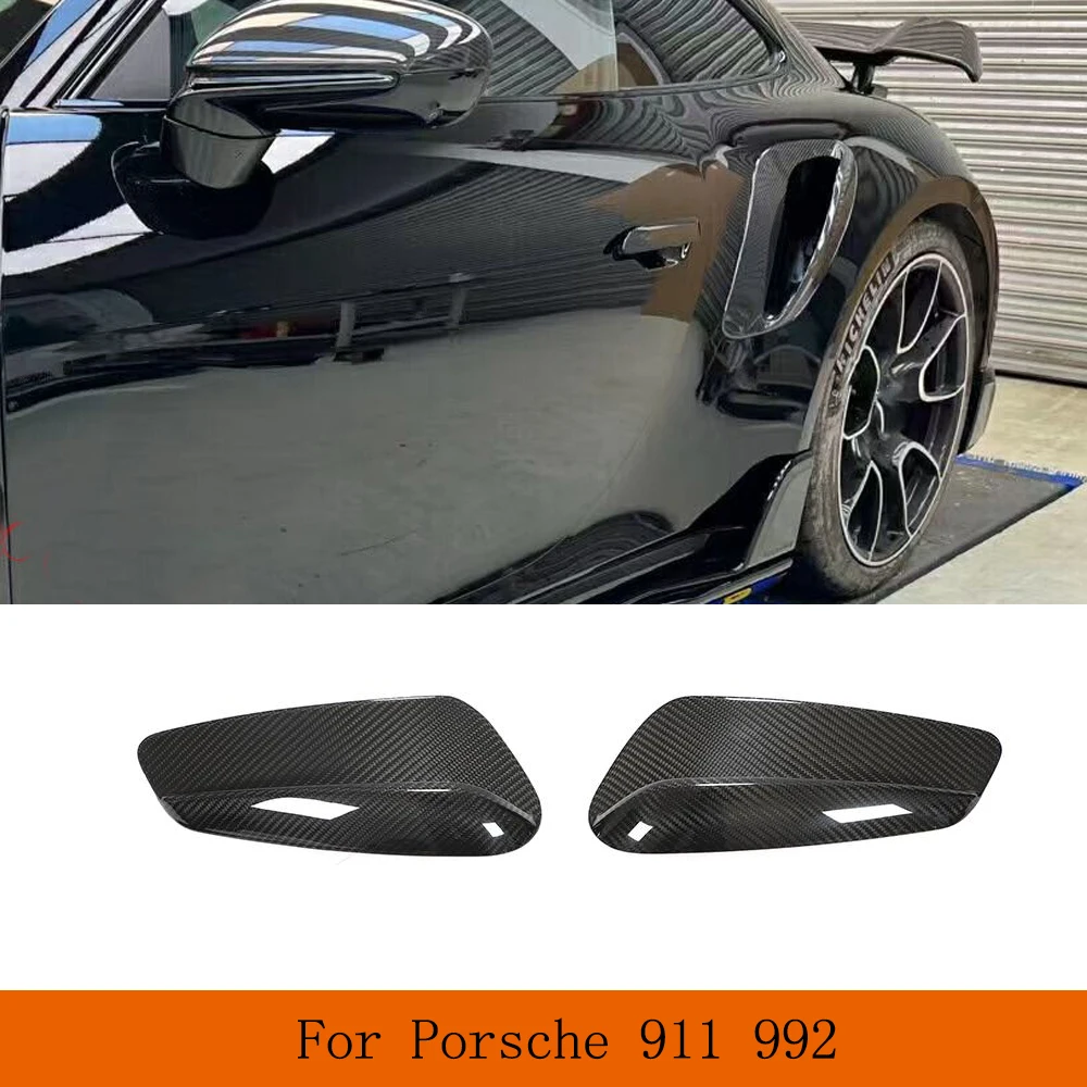 CarSideFenderVentIntakeDryCarbonCoversTrimsForPorsche911922