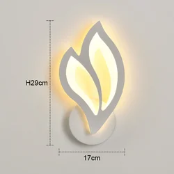 Modern LED Wall Lamps - 2 pcs (D17xH29CM)