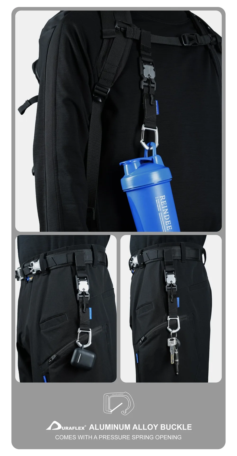 Reindee Lusion multi functional combination fidlock quick release accessory techwear