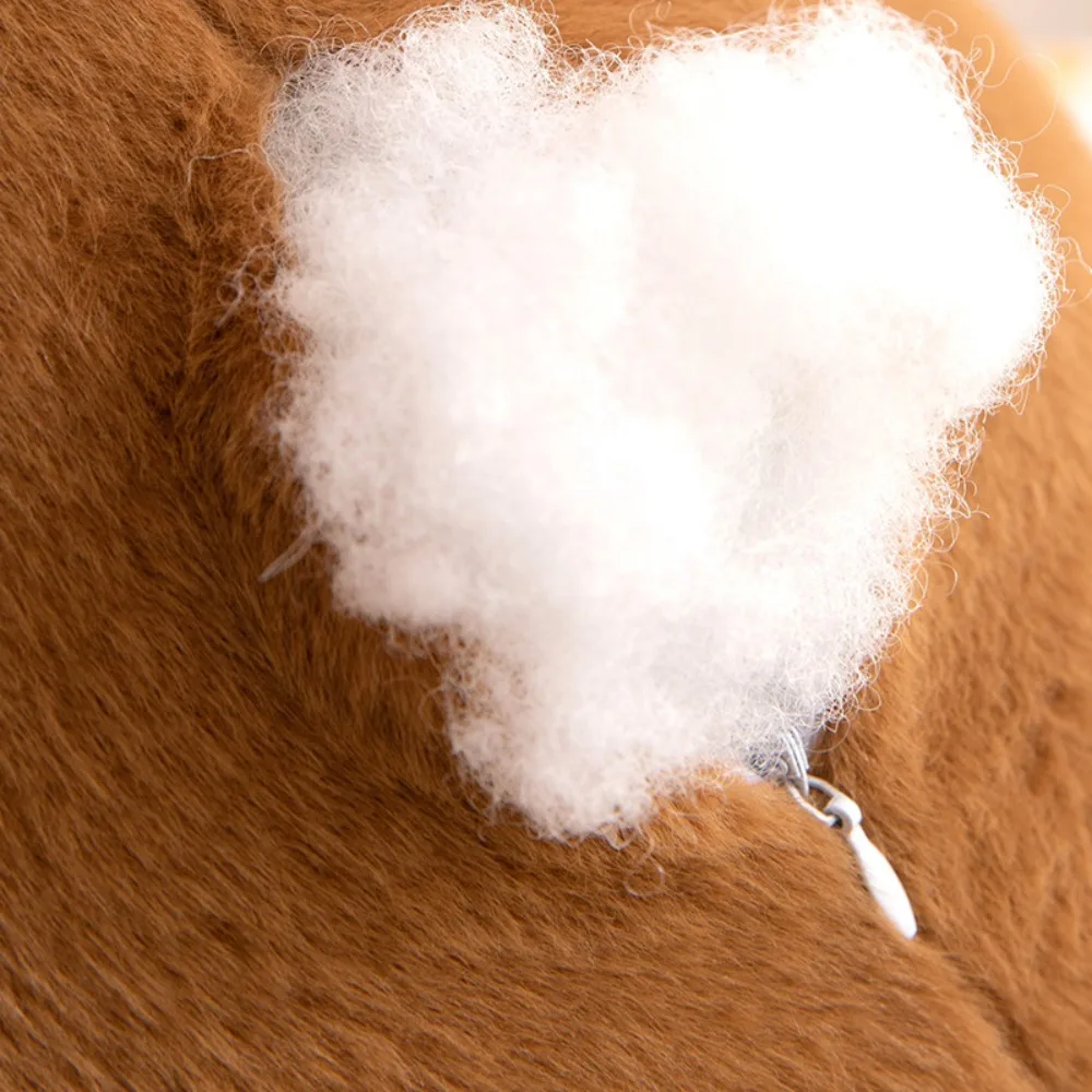 Wealth Tree Capybara Plush Doll Soft PP Cotton Simulation Capybara Toy Stuffed Animal Stuffed Capybara Doll Birthday Gifts