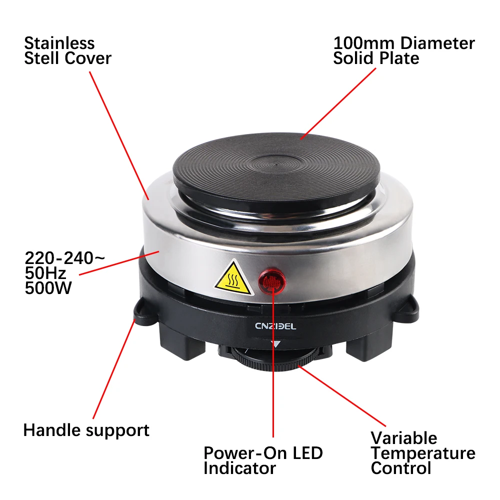 Milk Water Coffee Heating Furnace Multifunctional Mini Electric Heater Stove thumbnail 6