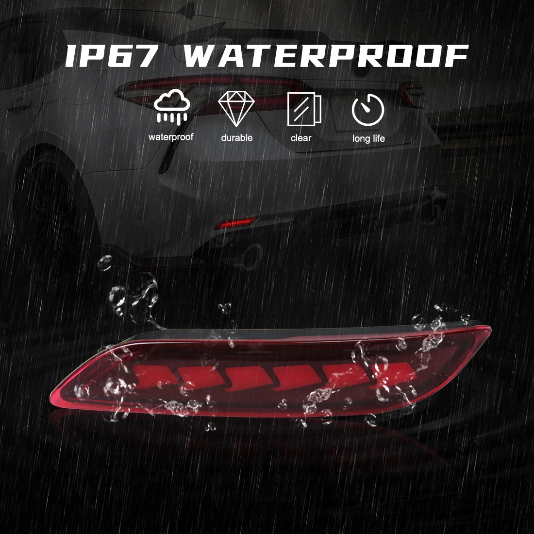 عاكس مصد ليد لسيارات تويوتا كامري ، أضواء من أجل ش...