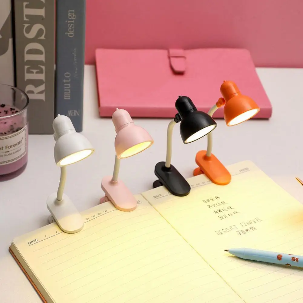 

Flexible Tube Adjustable LED Table Mini Light USB Power Study Read Desk Lamp With Clip Holder Rotatable Switch