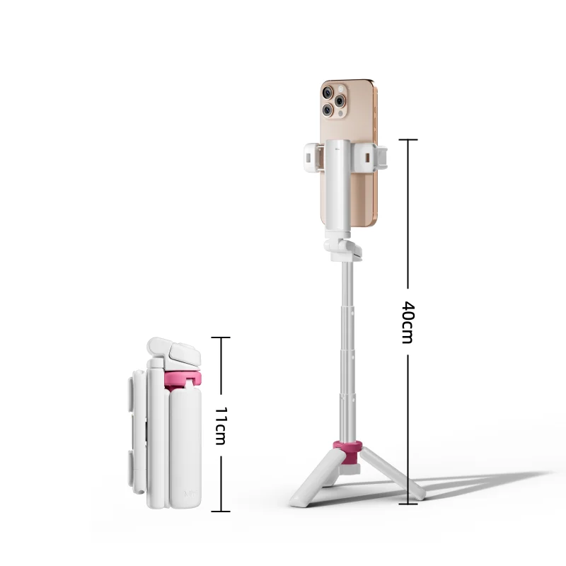 Ultra-Compact 4-in-1 Wireless Selfie Stick & Phone Stand