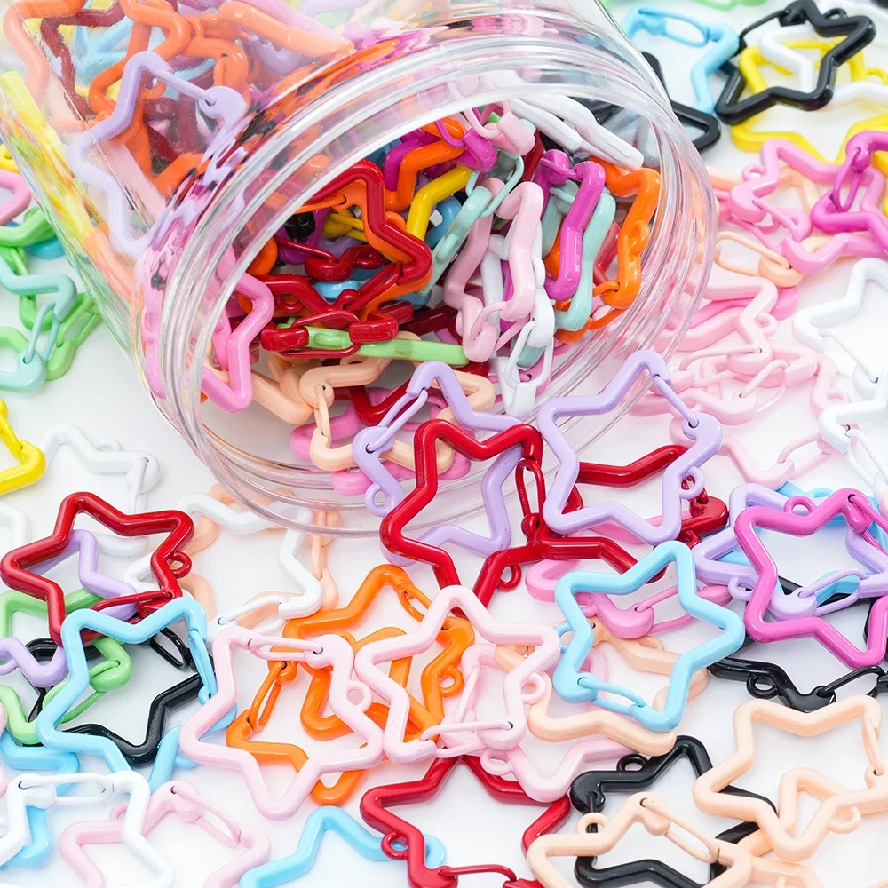 30 Moschettoni In Metallo Multicolore Per Gioielli Fai Da Te – Lega Di Zinco, 13 Mm, Ideali Per Borse E Portachiavi - 2