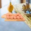 Deviled Egg Tray Appetizer Egg Serving Platter Wooden Egg Tray Easter Egg Storage Serving Holder Rabbit Deviled Egg Platter 5