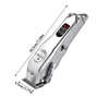 Electric Pusher, LCD Hair Clipper, Electric Push Scissor, All Metal Hair Clipper, Retro Style 6