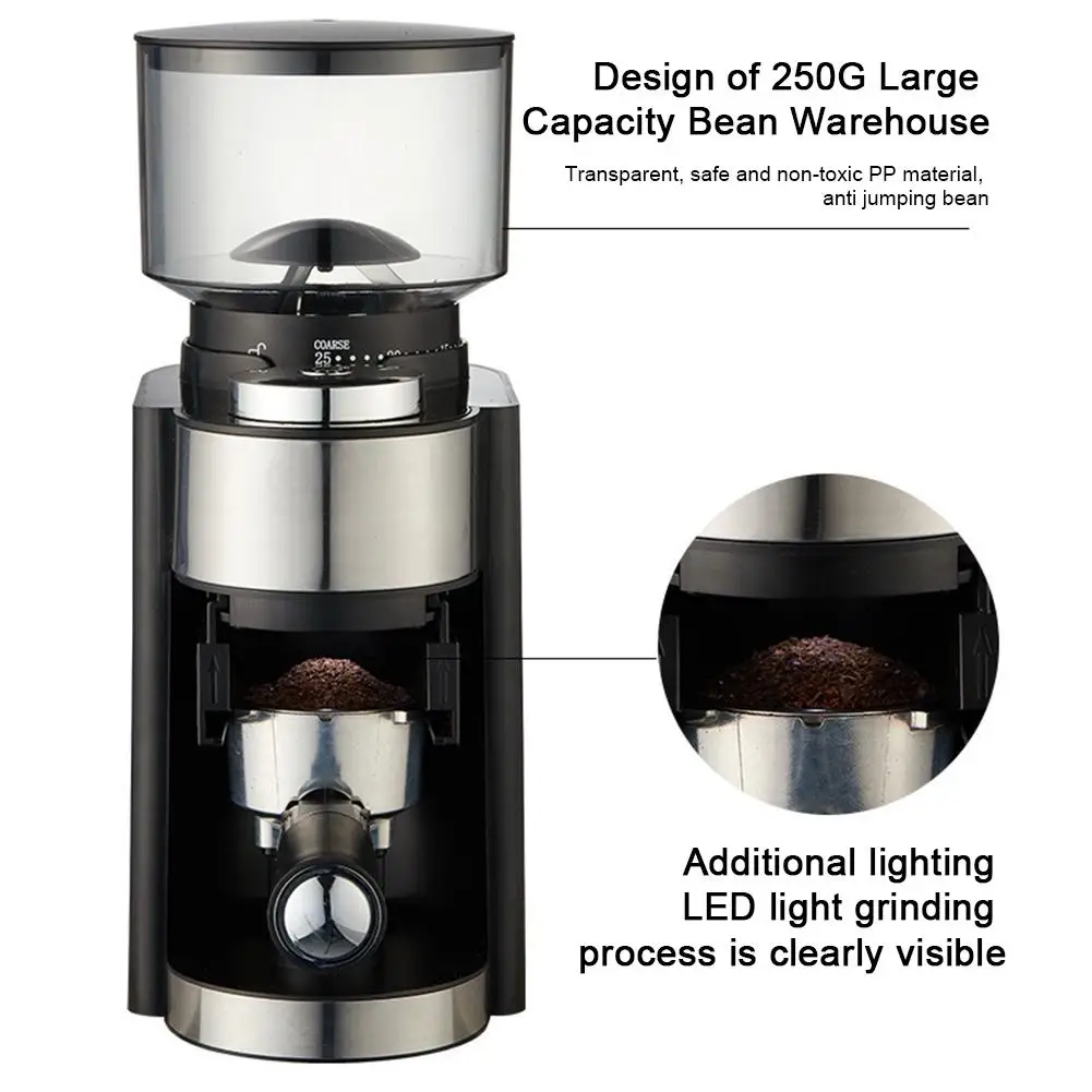 Rechargeable Electric Coffee Grinder Home Cordless Coffee Beans Grinding  Machine Low Temperature Grinding Adjustable Thickness - AliExpress